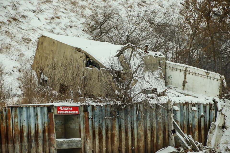   Развалины башни элеватора. Источник: Виталий Барабаш/"Толк"