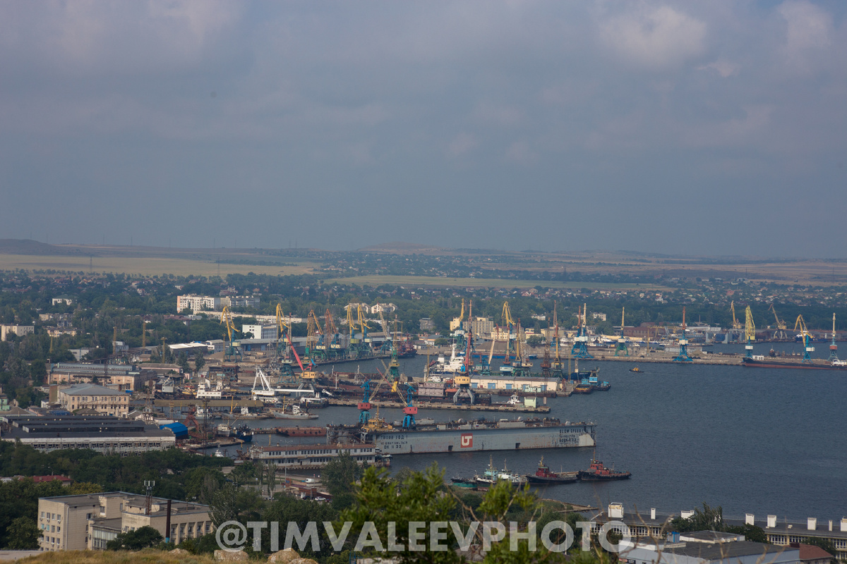 Керчь. Вид с горы Митридат.