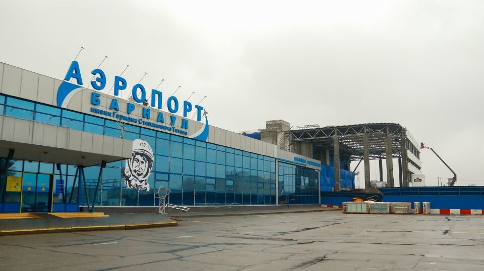    Строительство нового терминала аэропорта Барнаула. Октябрь 2024 года. Источник: Виталий Барабаш