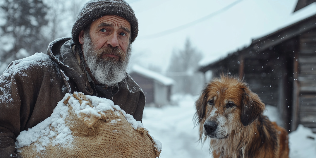 Письмо на шее старого пса