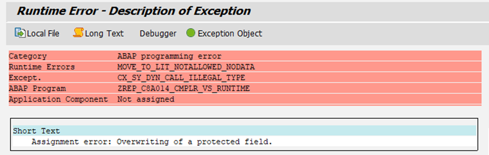 Runtime Error при прогоне сниппета1