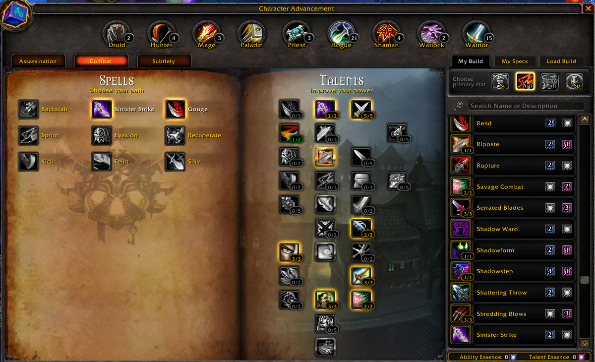 Один из главных экранов в игре, здесь придется провести много времени, собирая идеального персонажа