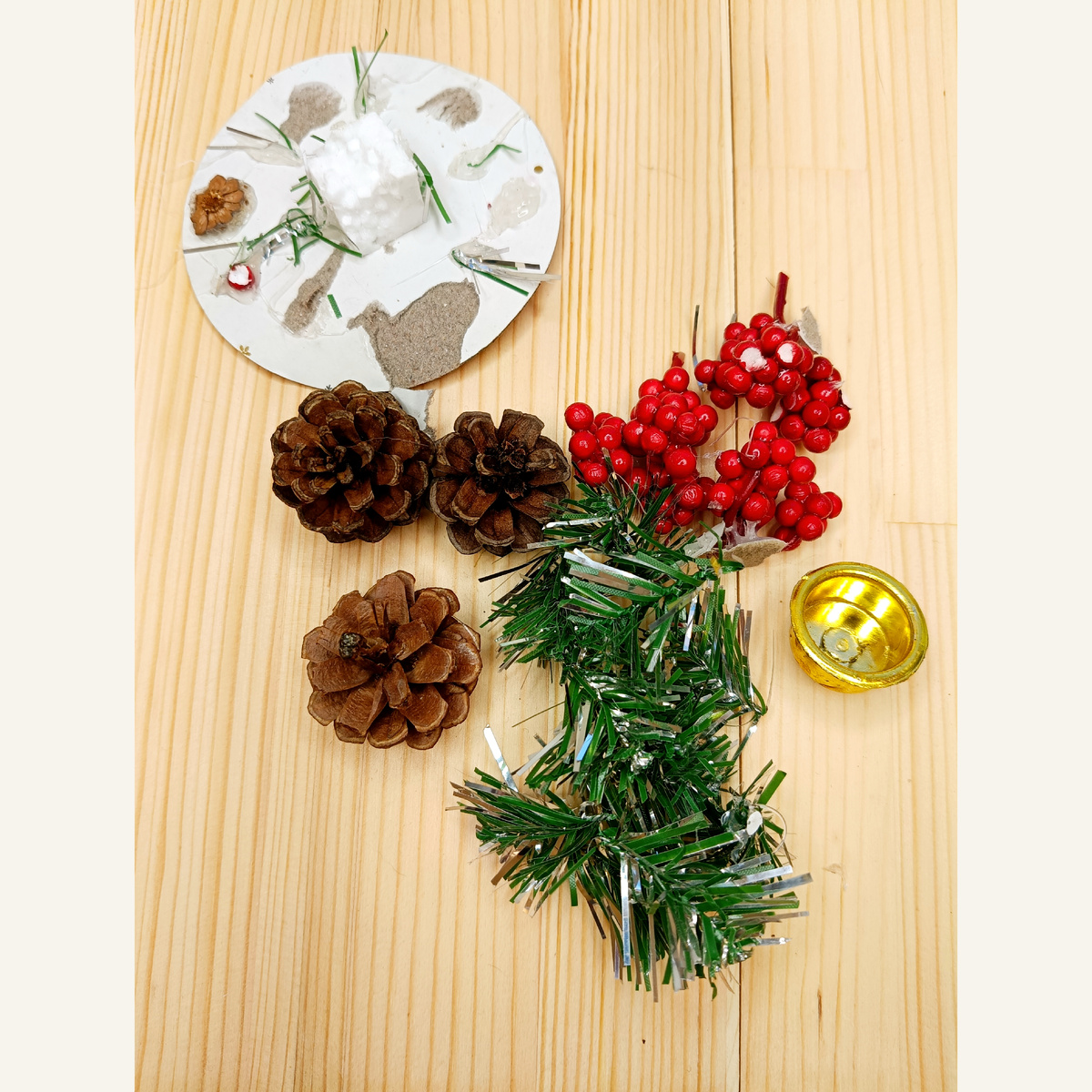 После разборки.