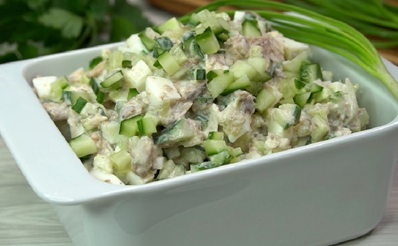 Простой быстрый и вкусный салат для праздничного стола 
