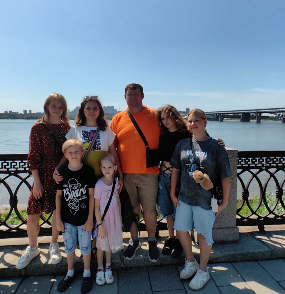    Фотография семьи Колесниковых