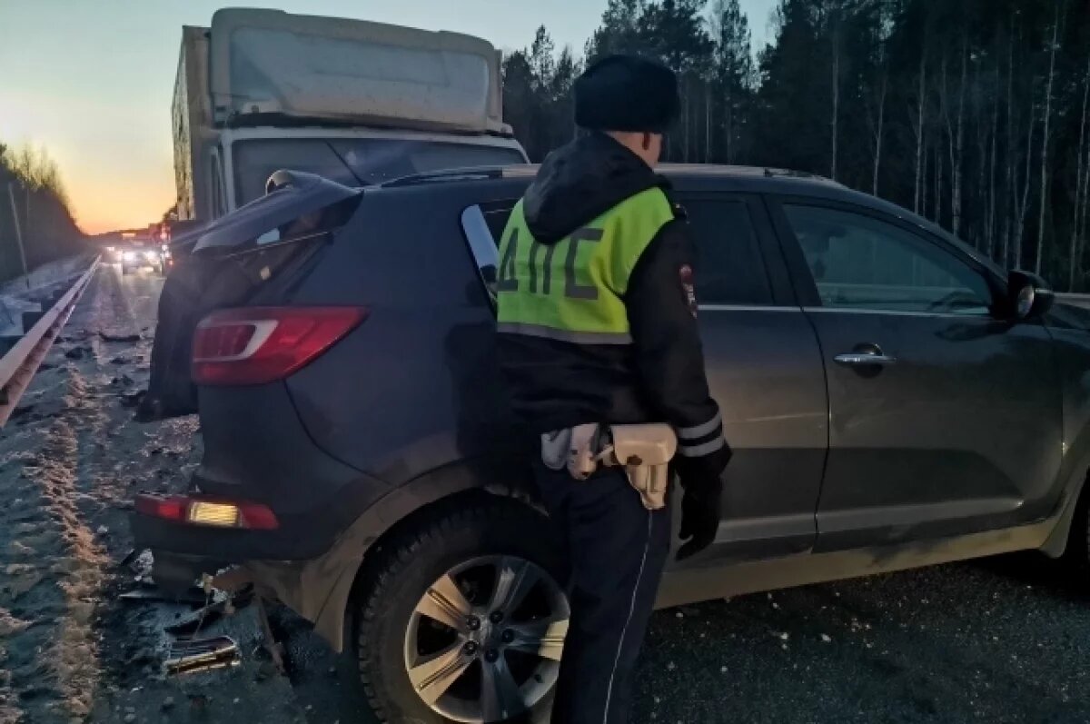    12-летняя девочка получила травмы в ДТП на свердловской трассе