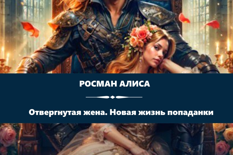 Росман Алиса "Отвергнутая жена. Новая жизнь попаданки". Картинка с сайта: https://litnet.com/ru/book/otvergnutaya-zhena-novaya-zhizn-popadanki-b480636