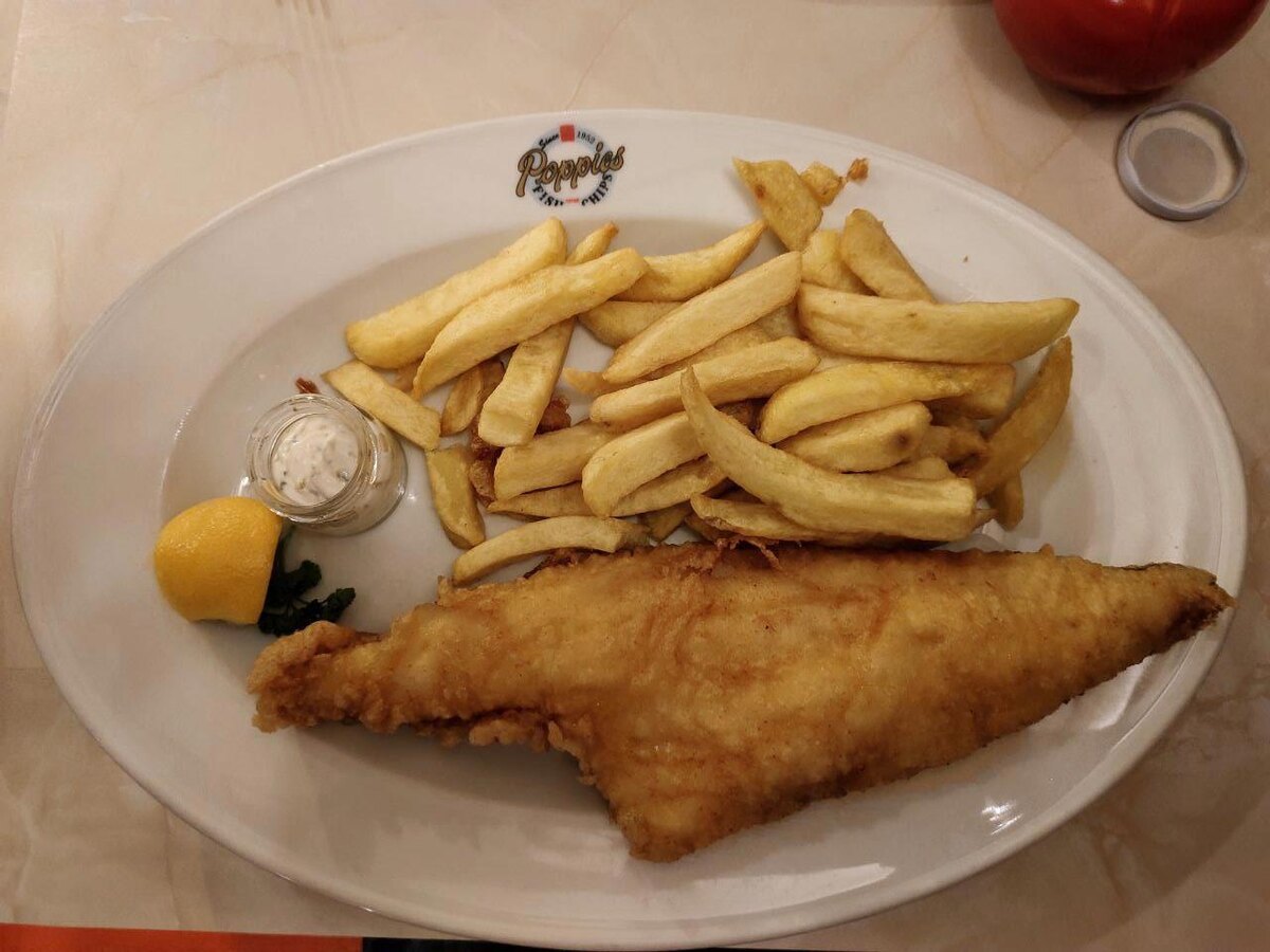 Вот конкретно это блюдо в ресторане, стоило 19 фунтов (2400 руб.) 