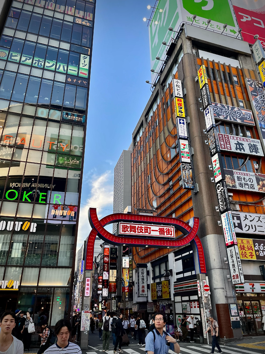 Вход в район Кабуки-тё (яп. 歌舞伎町).