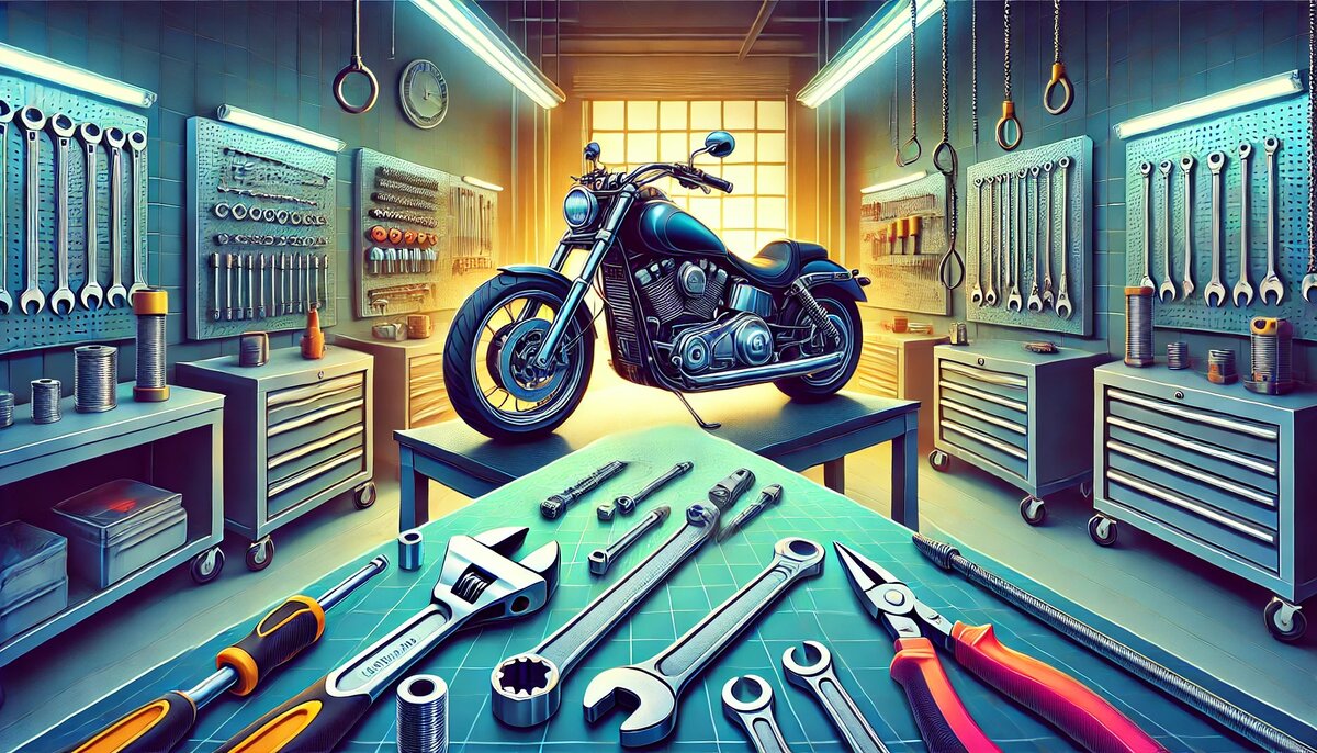 Идеальный набор для ремонта мотоцикла: стиль, точность и удобство