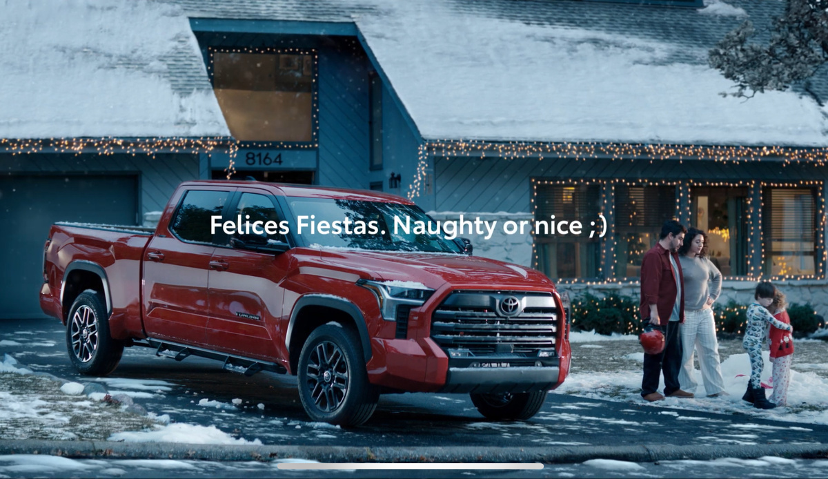 Toyota запустила трогательную кампанию «Naughty List» к праздникам