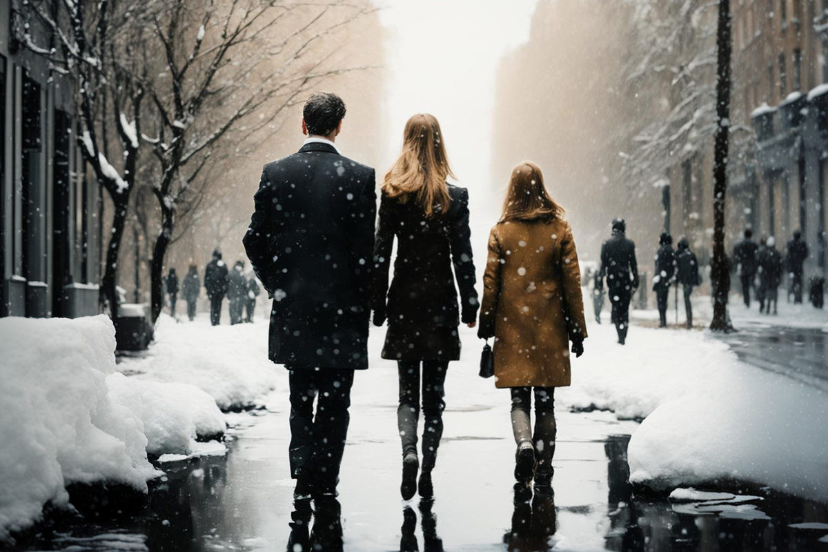 Завтра в город придет оттепель.  Фото: Изображение сгенерировано нейросетью Kandinsky 2.2