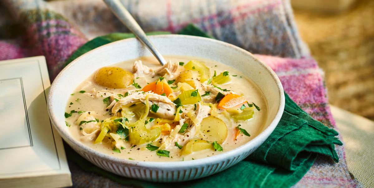 Сливочный куриный супчик