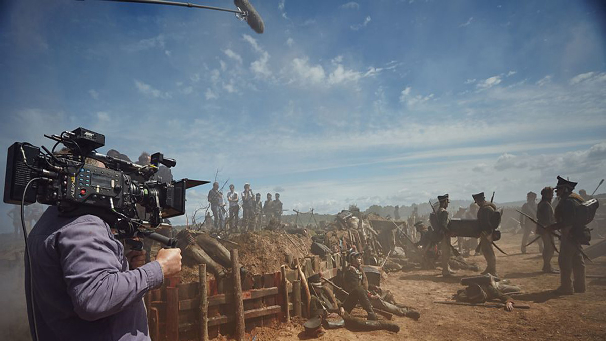 Пример массовой съёмки в полях