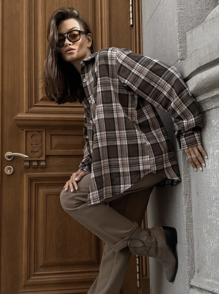 Рубашка в клетку