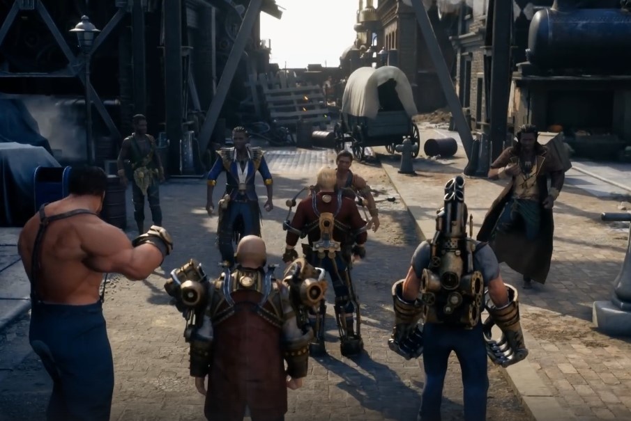 Наглядный скриншот из игры. Кого тут только не встретишь.