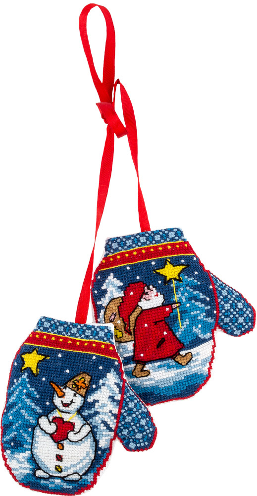 Набор  «Новогодняя украшение. Варежки»