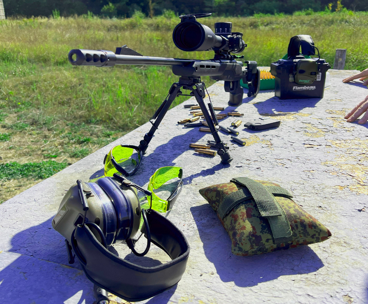 Карабин "Лось" в модификации с оптическим прицелом Discovery ED-PRS GEN2 5-25X56SFIR
