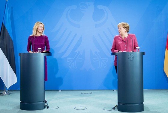    Кая Каллас и Ангела Меркель