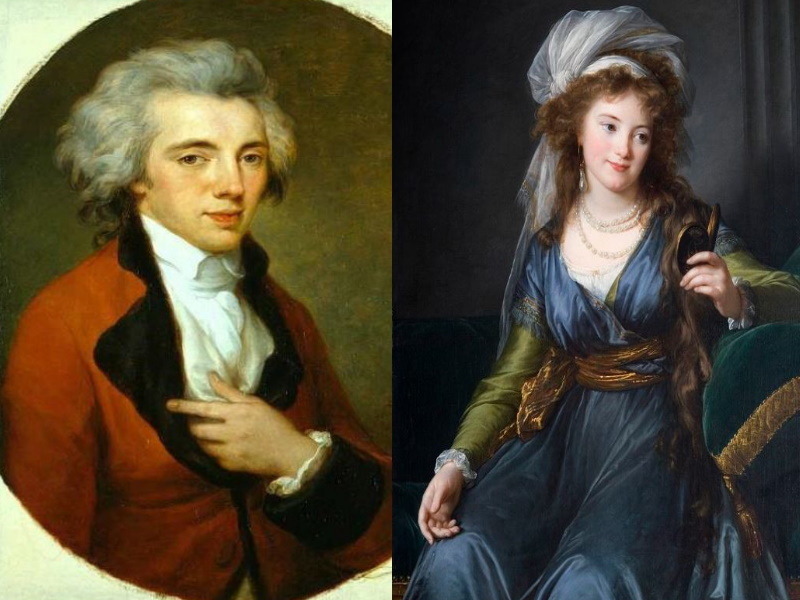 Граф и графиня Скавронские, родители Екатерины. 