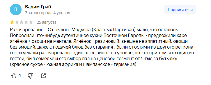 Очень жаль, что автор отзыва не приложил фото =( 
