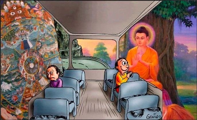 Небольшой вам мем по теме сансары 