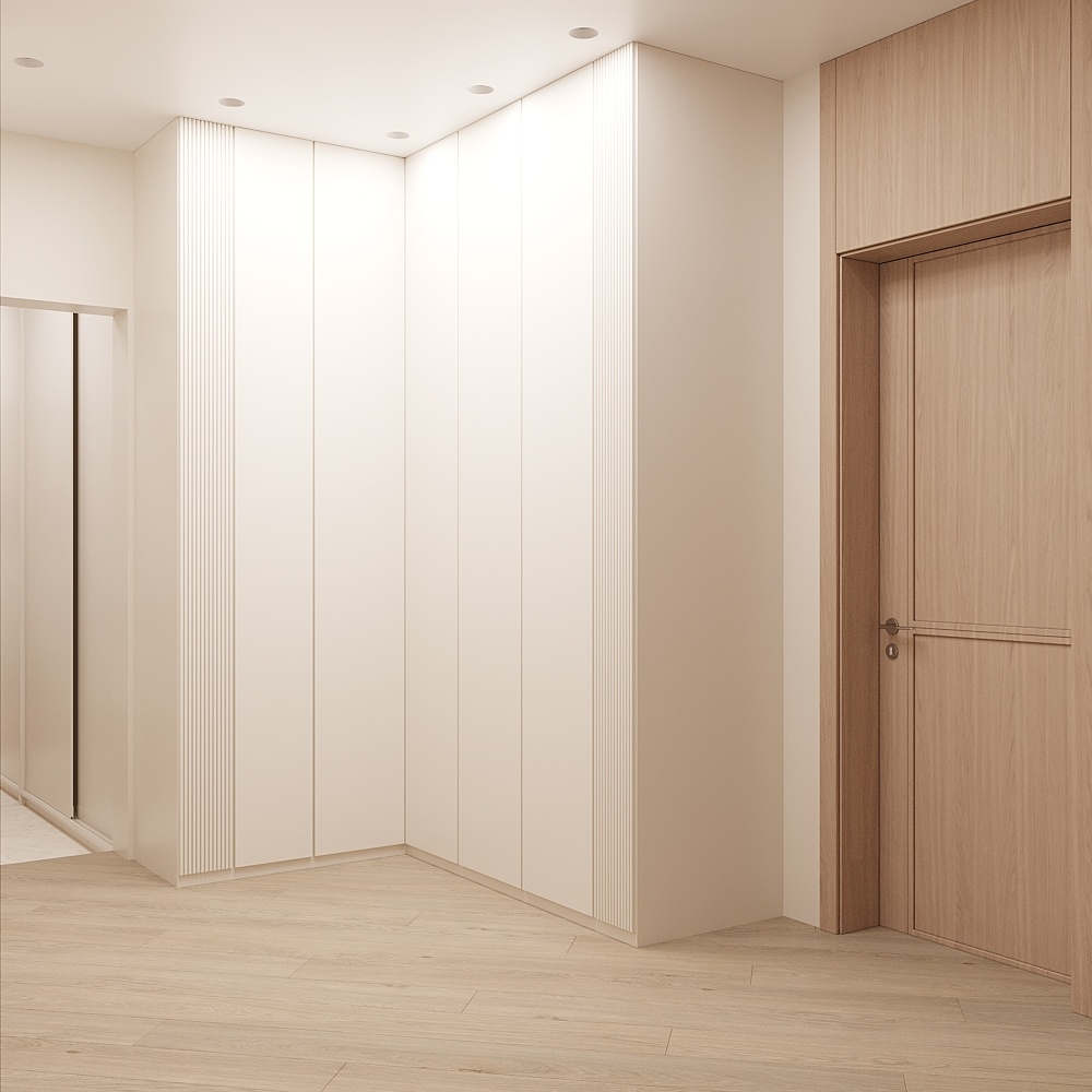 Шкаф в холле проекта "Маленькая Япония"