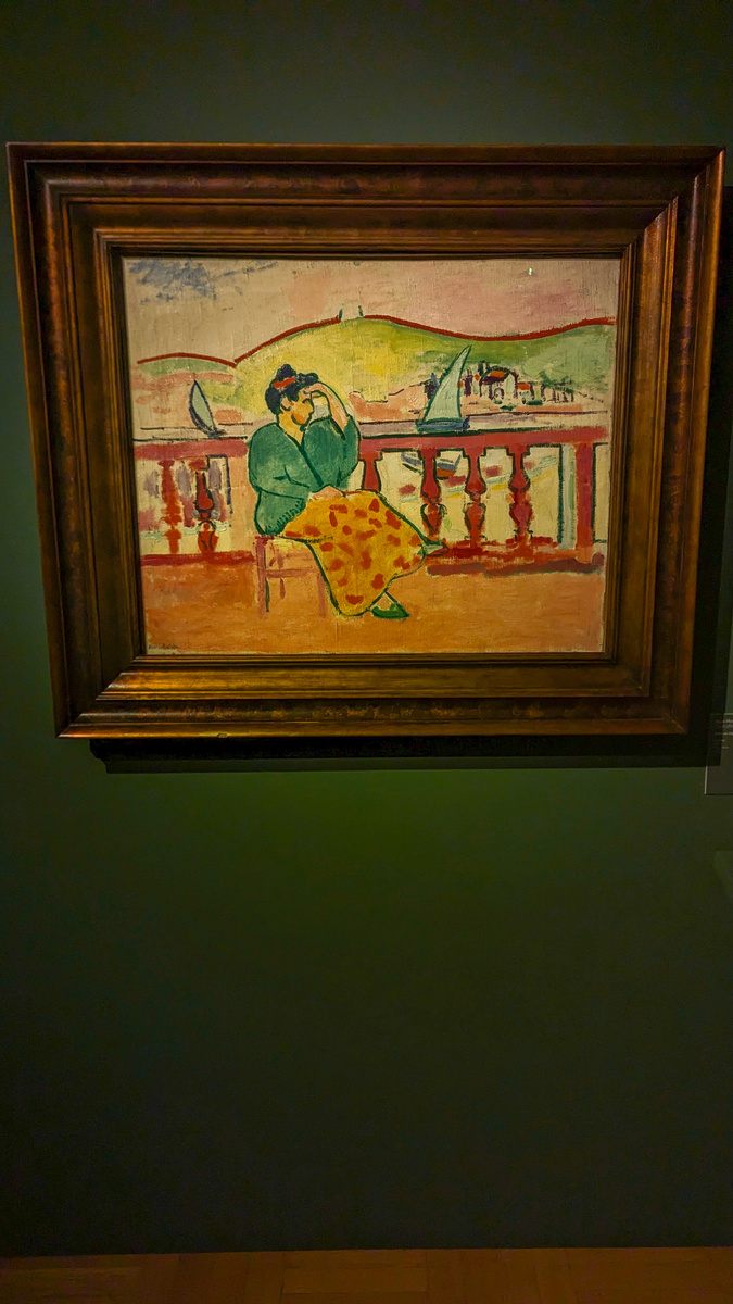 Дама на террасе. Анри Матисс, 1907