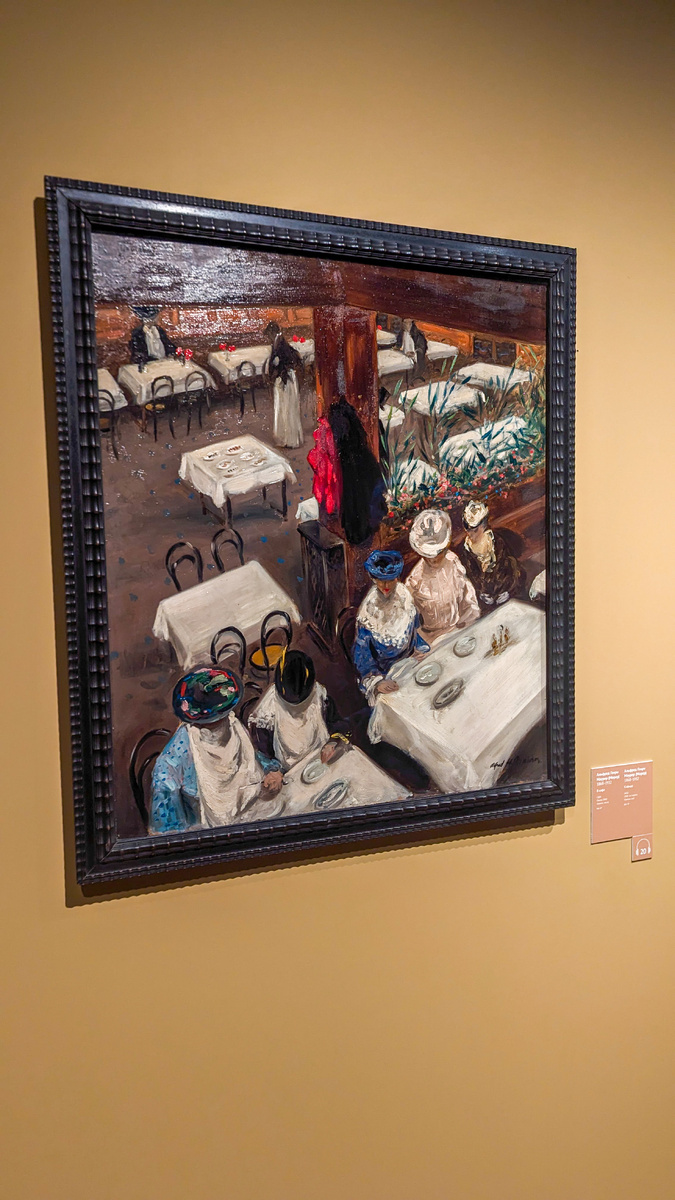 В кафе. Альфред Генри Маурер, 1905