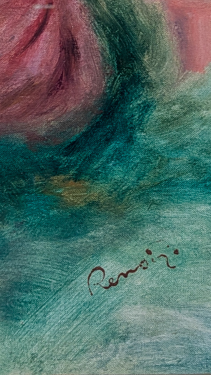 Подпись, Ренуар