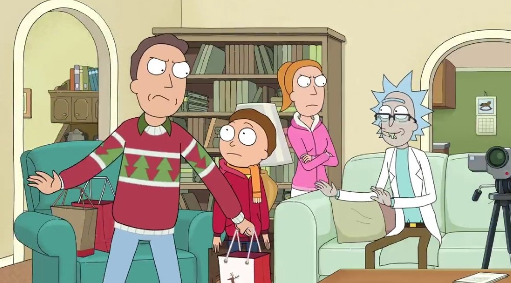     Кадр из 8 сезона мультсериала «Рик и Морти» (2025)