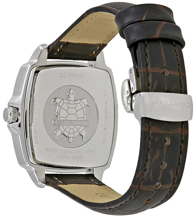 Задняя часть часов с эмблемой черепахи