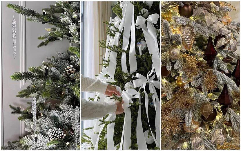    Банты и винтаж: как стильно и модно украсить елку в 2025 году