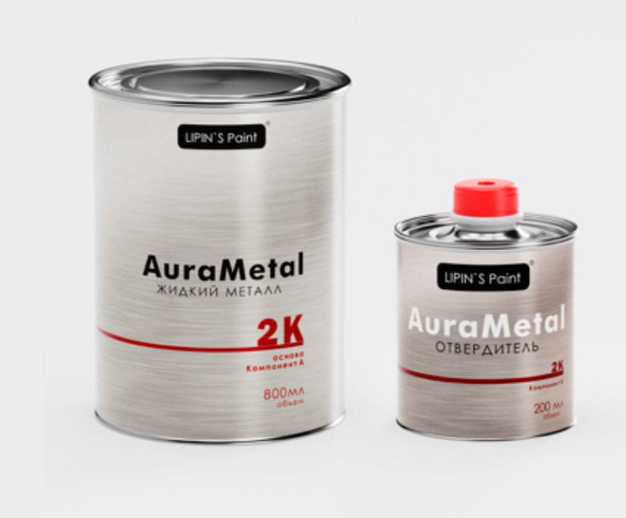 Комплект Жидкий металл AuraMetal 2К Медь