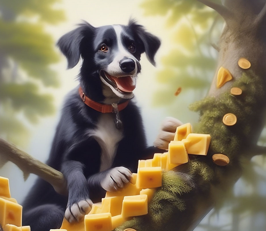 Собака и сыр
