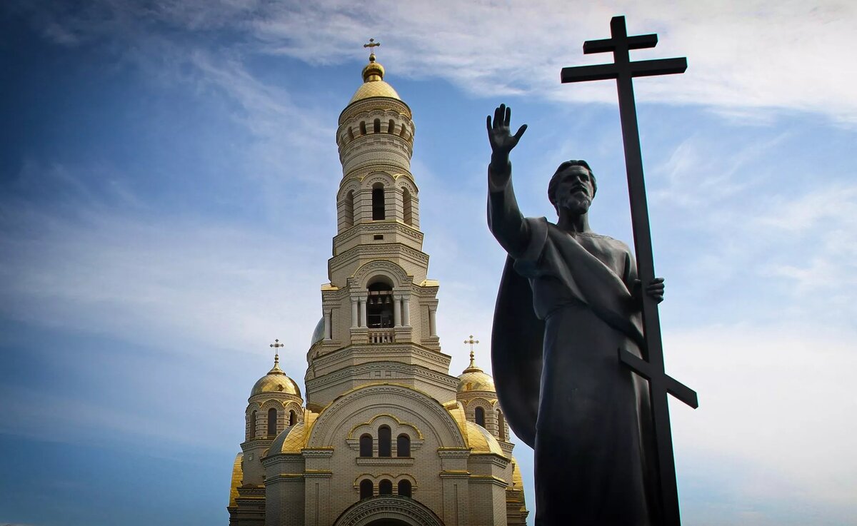 Открытие памятника Святому Апостолу Андрею Первозванному в Мордовии 