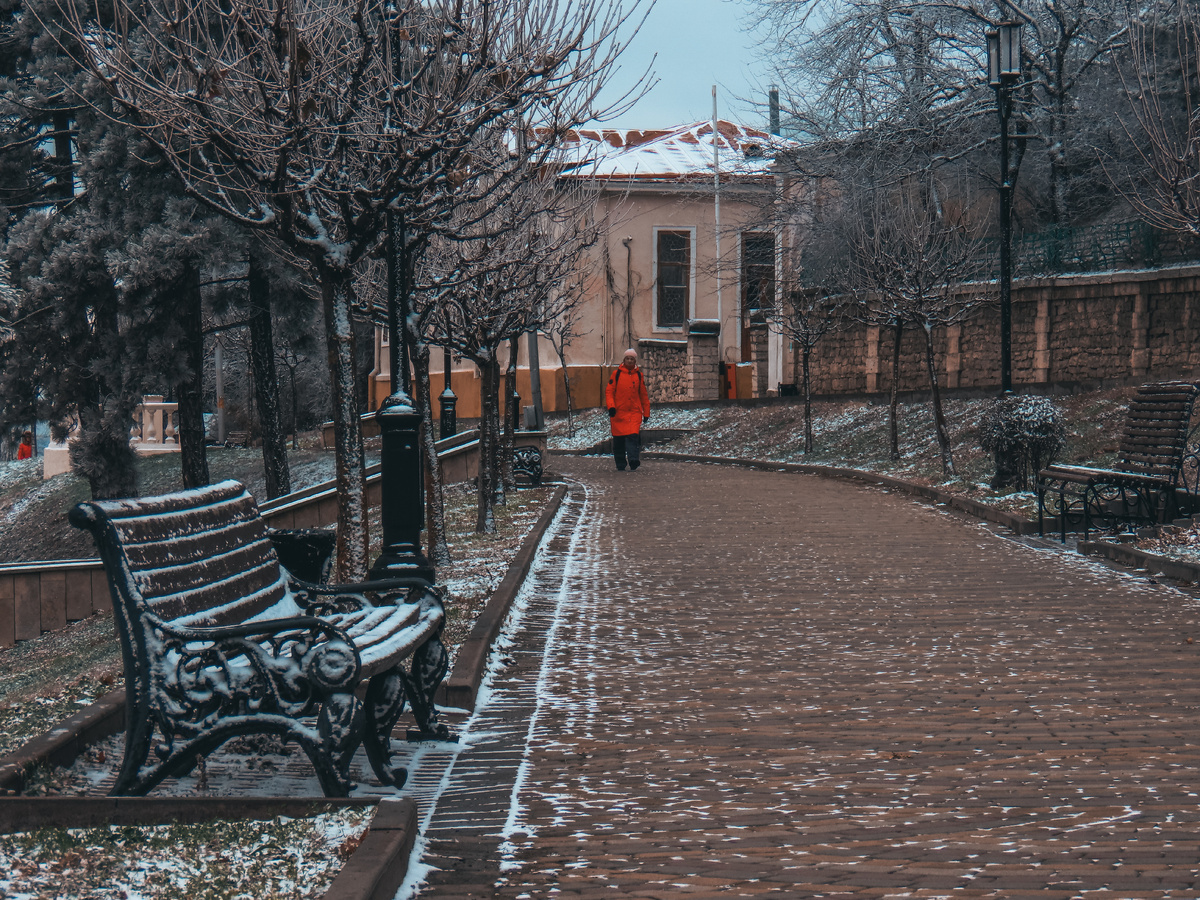 Бульвар Гагарина - главный курортный променад (декабрь 2024 года)