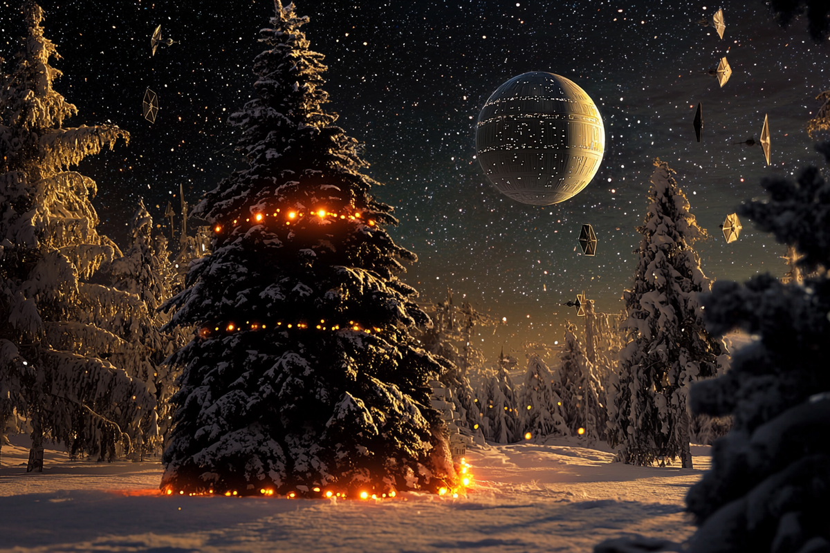 Ну и что, что Звезда Смерти в небе - Новый год никто не отменял)