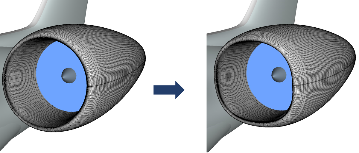 Рисунок 2 – Пример изменения формы МГ в Flypoint Parametrica