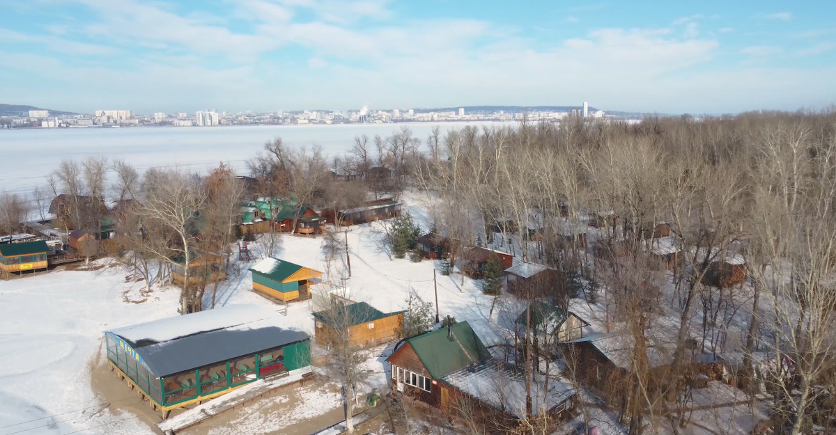 Турбаза Мечта в зимнее время года
