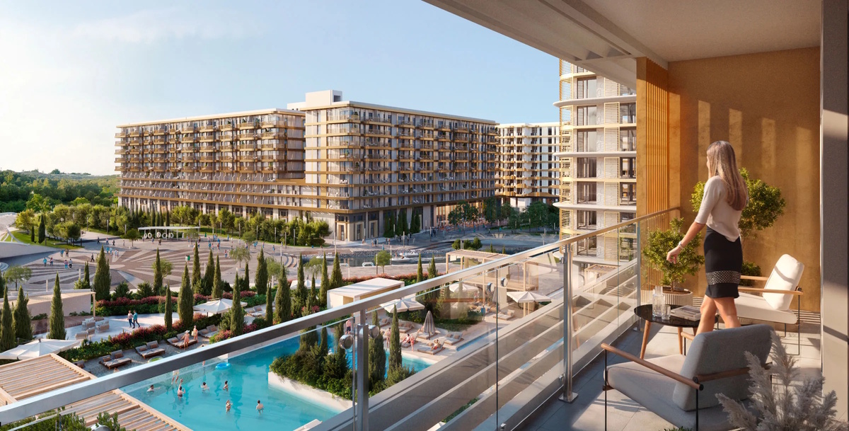 Курортный кластер Лучи в Анапе рендер