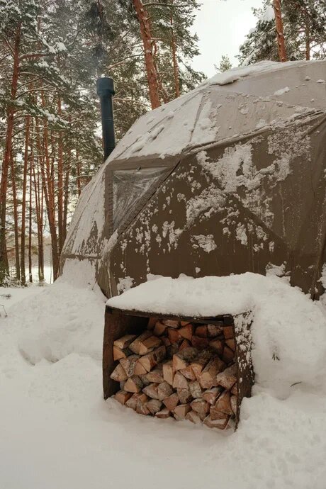 Глэмпинг на Волге