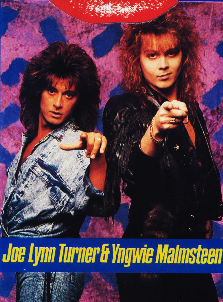 Джо Линн Тернер и Ингви Мальмстин в 1988 году
