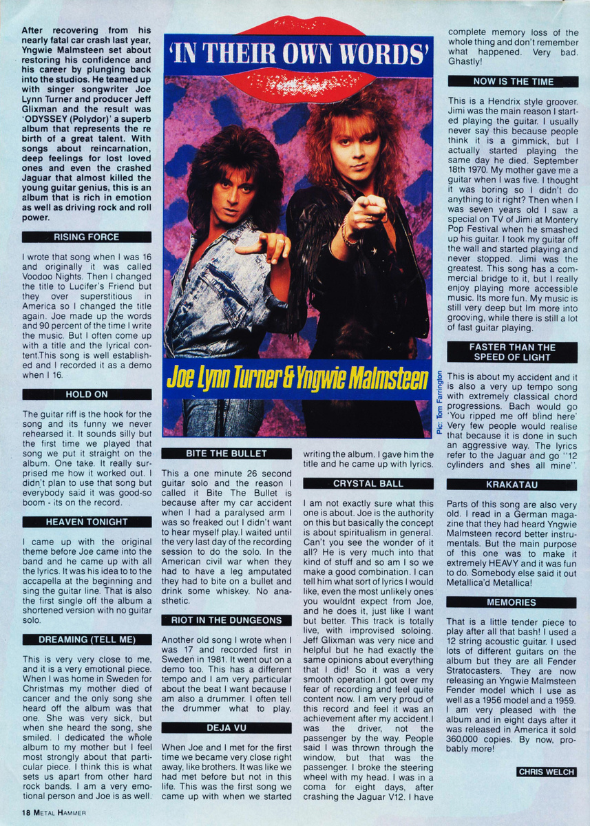 Страница журнала Metal Hammer