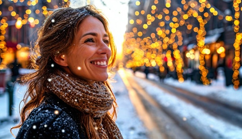 Так Шедеврум передал мое настроение, снега нет, но настроение - похоже)