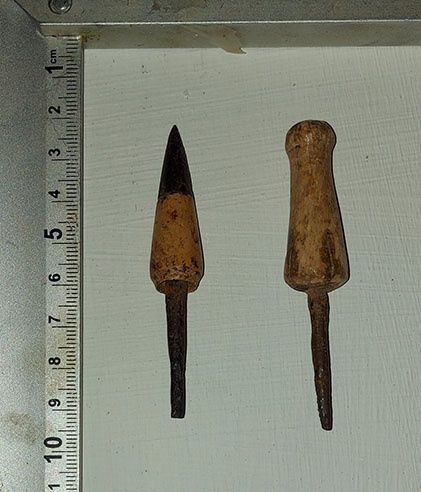 Скифские композитные стрелы. Железо и кость. более 2-х тысяч лет.