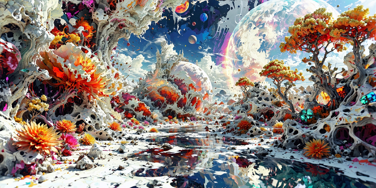 "Загадочные просторы Вселенной" Razzhivina Ksenia Art