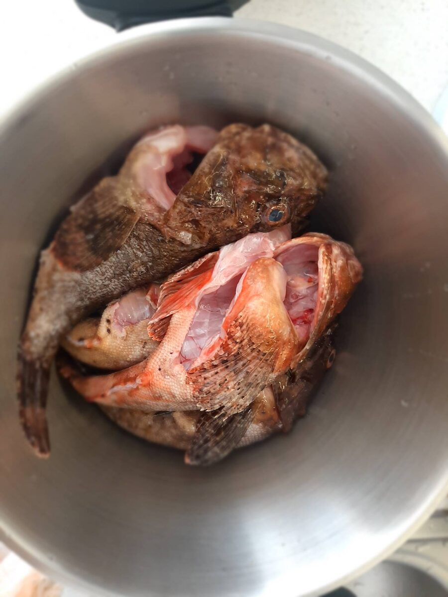 Ершики в кастрюле