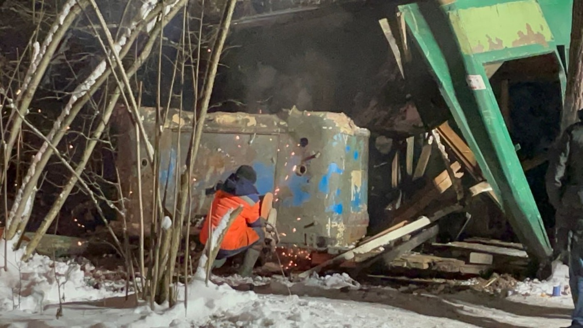 Московские власти уничтожили домик Клуба моржей Серебряного бора