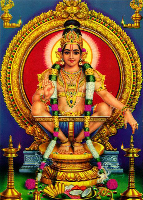 Рис. 1. Иконографическое изображение Айяпы.